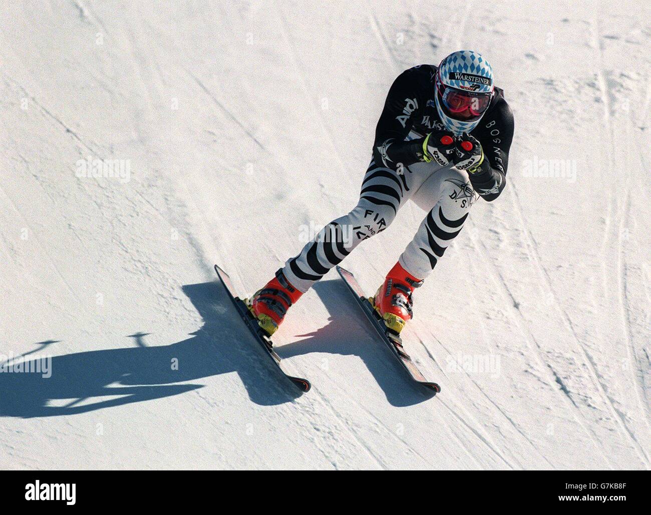 Skiing. Alpine World Ski Championships. Mens Downhill. Stefan Krauss,  Germany Stock Photo - Alamy