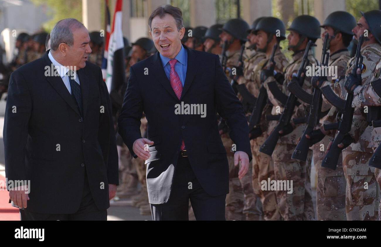 Tony Blair Iraq Visit Stock Photo - Alamy