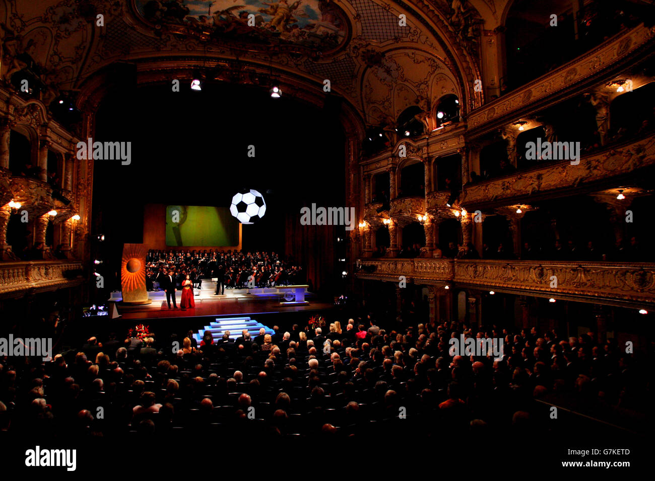 Venue for the FIFA World Player of the Year Gala, the Zurich Opera House Stock Photo