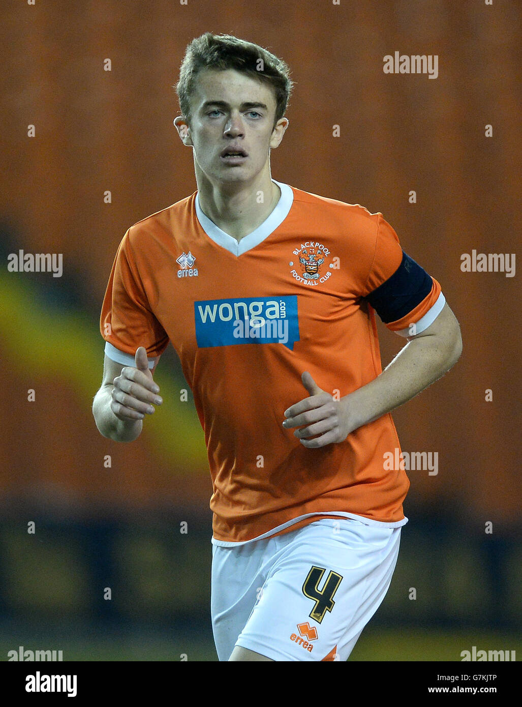 Blackpools mark waddington in action against birmingham city hires