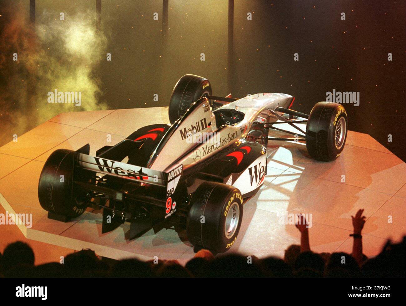The new mclaren mp4 12 is unveiled at alexandra palace hi-res stock  photography and images - Alamy