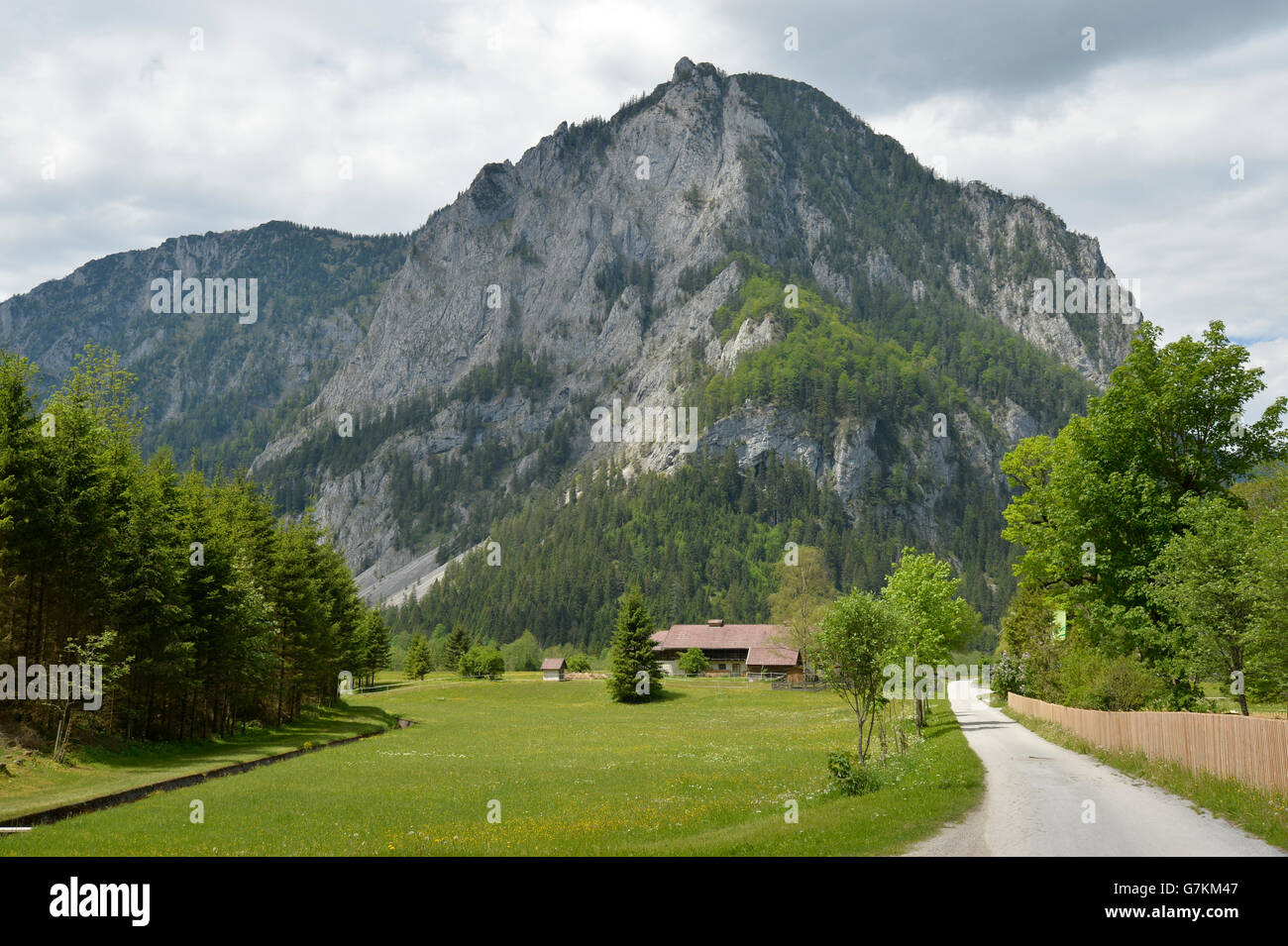 Village Weichselboden, near Mariazell, Styria, Austria Stock Photo
