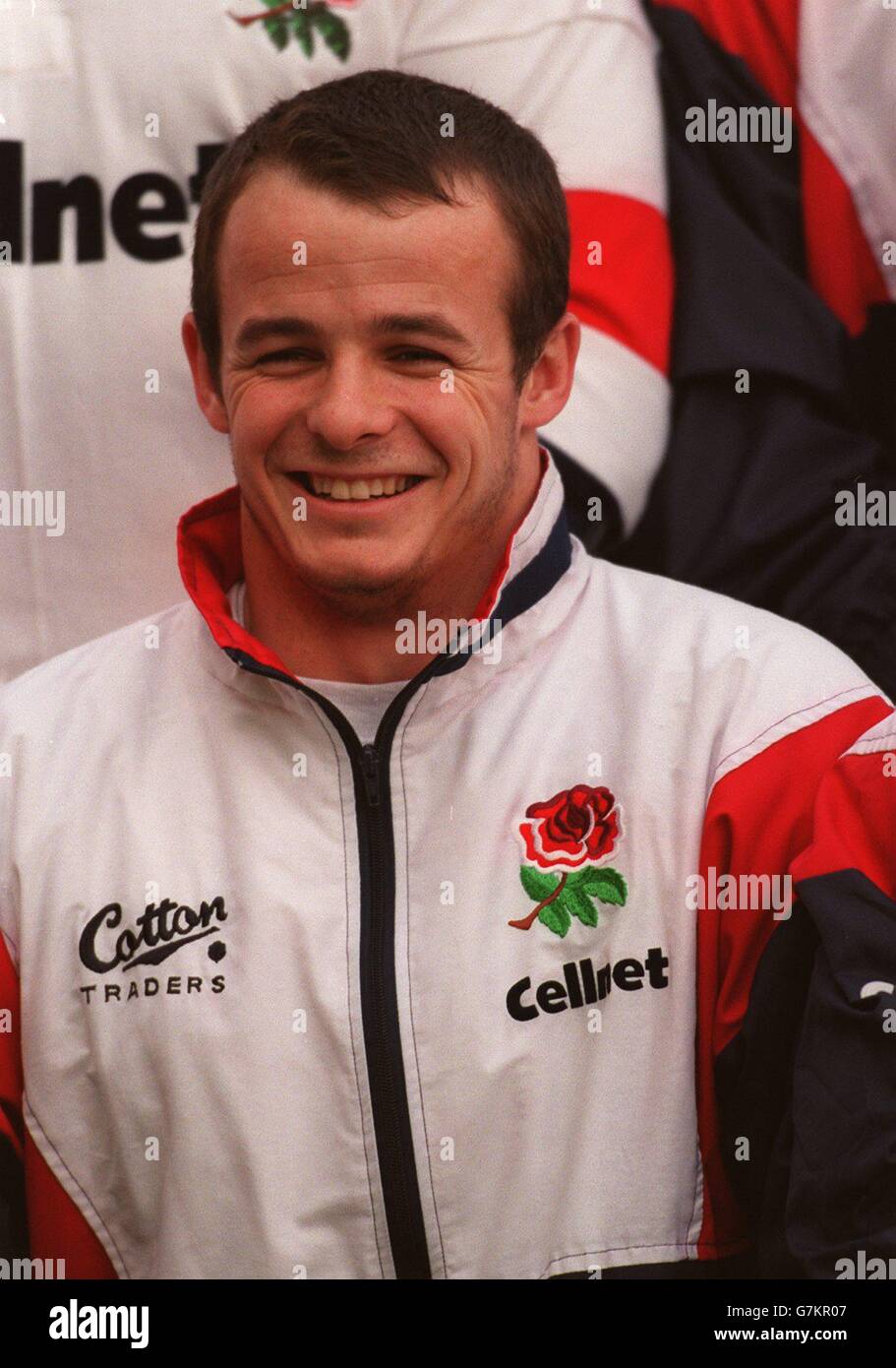 Rugby - Five Nations - England v Scotland. Austin Healey, England Stock ...