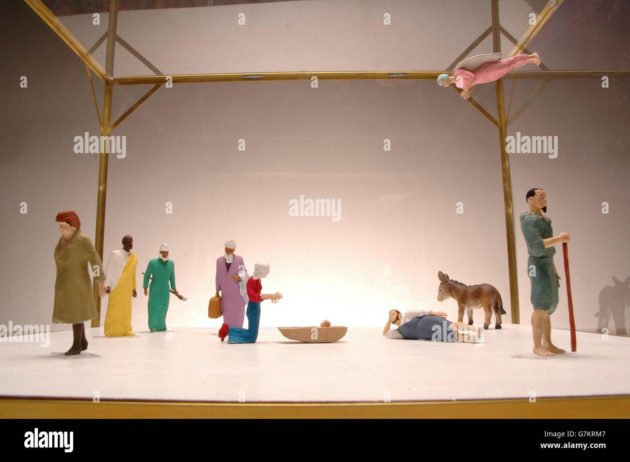 New nativity scene for trafalgar square hires stock photography and