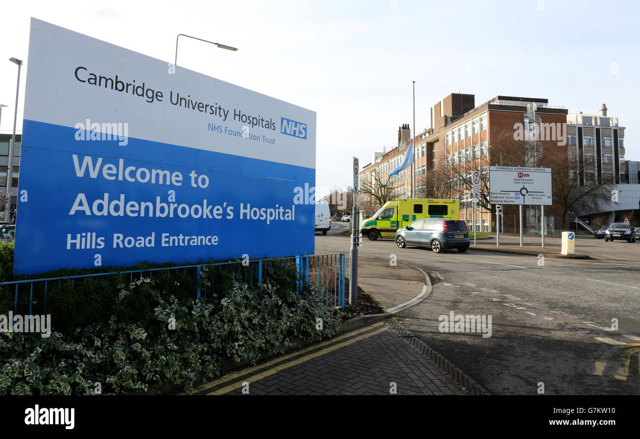 Addenbrooke's hospital stock Stock Photo Alamy