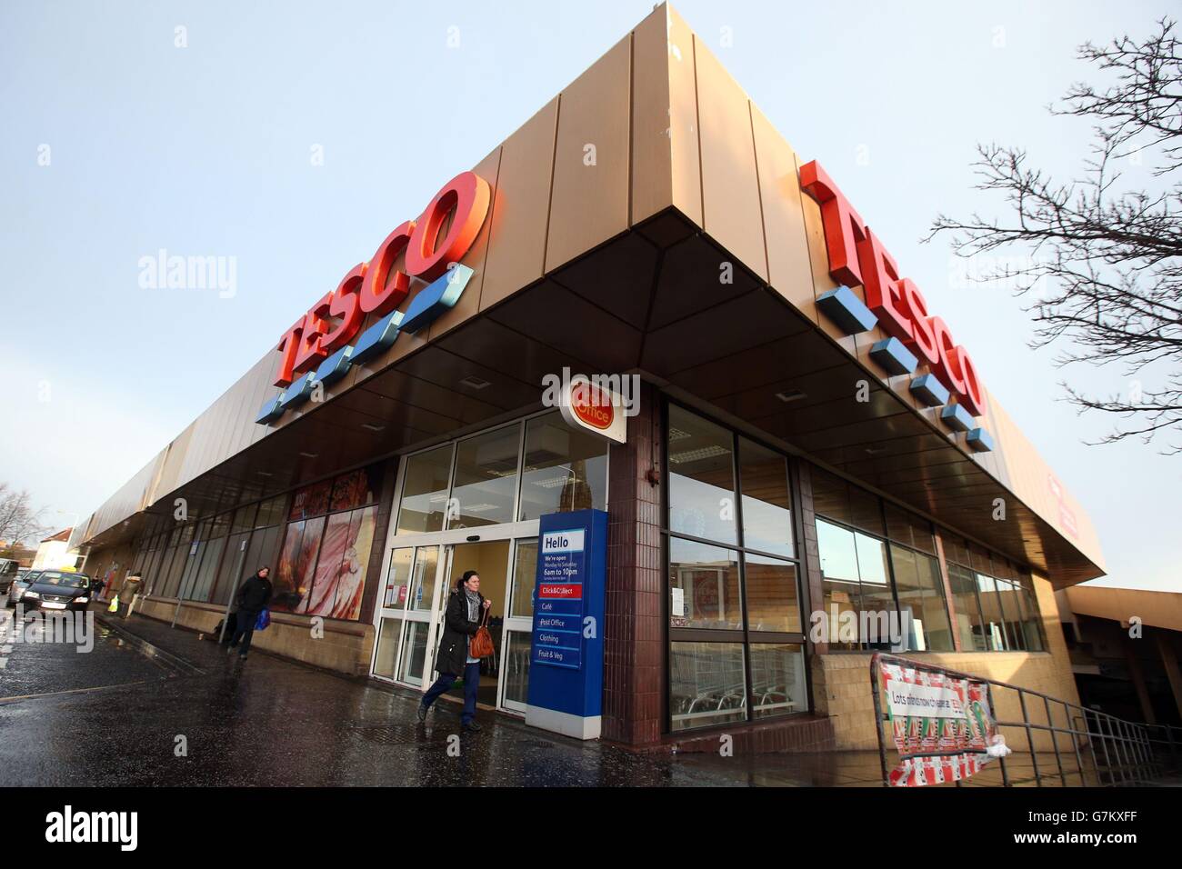 A general view of the Tesco Superstore in Kirkcaldy, which is to close