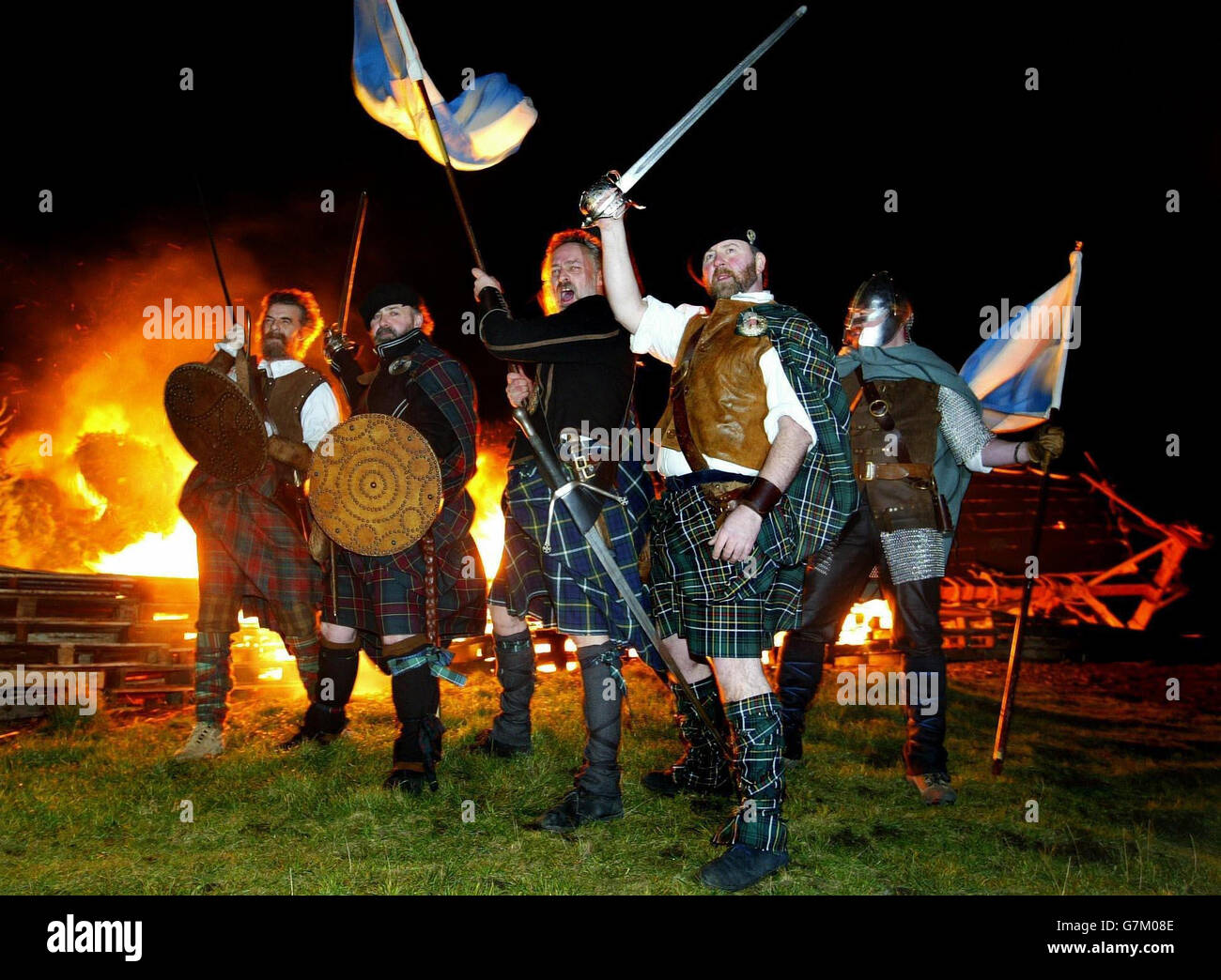 Hogmany Celebrations in Scotland Stock Photo Alamy