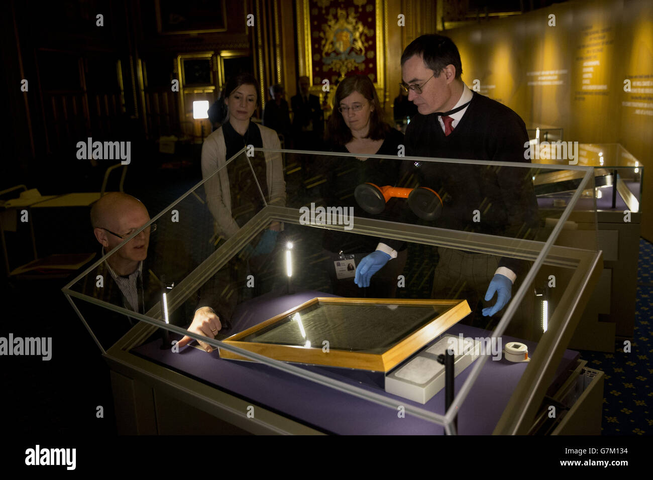 Magna Carta and Parliament exhibition Stock Photo - Alamy