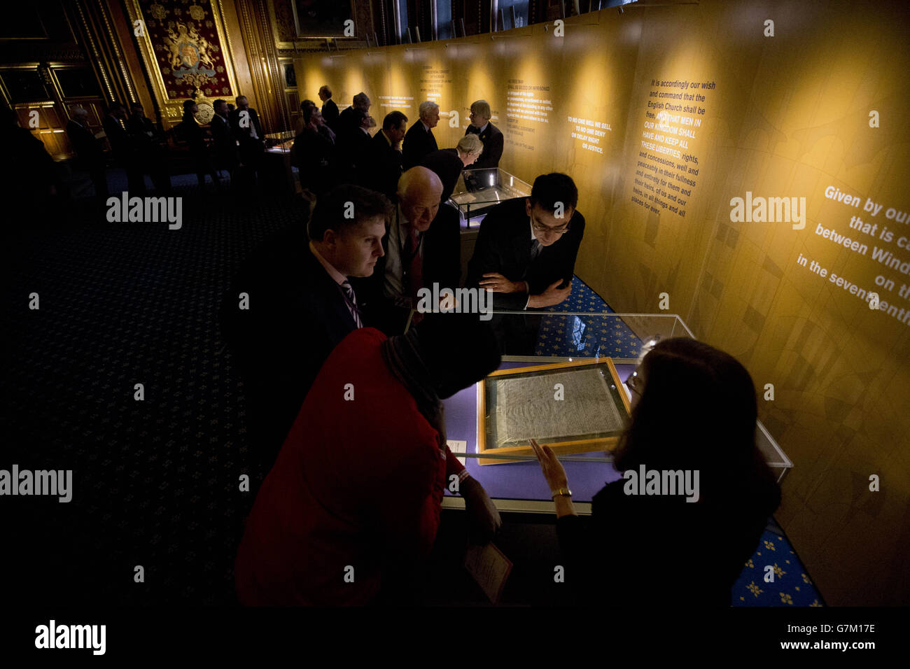 Magna Carta and Parliament exhibition Stock Photo - Alamy
