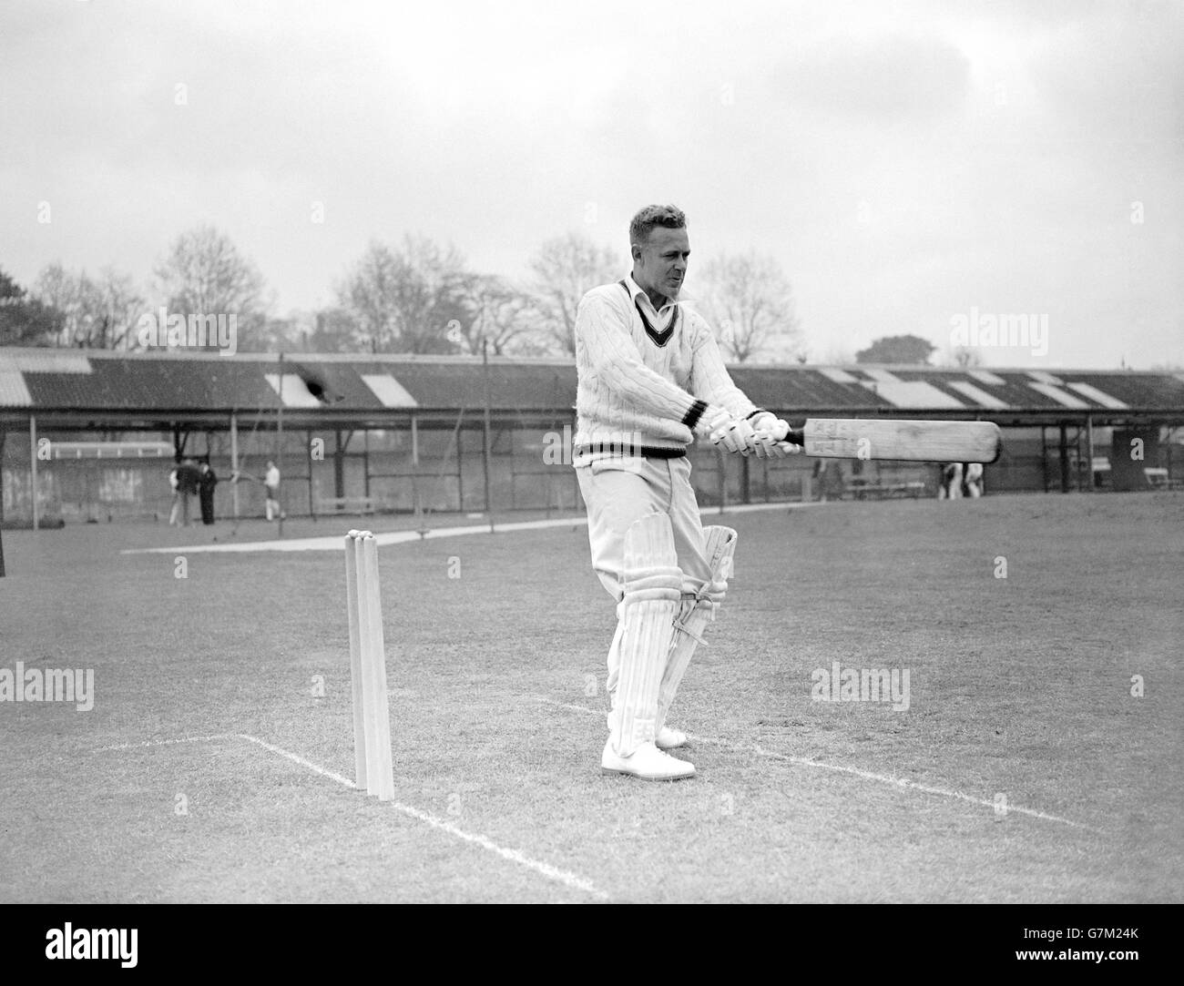 Cricket - The Ashes - Australia Nets - Lord's. Arthur Morris, Australia Stock Photo