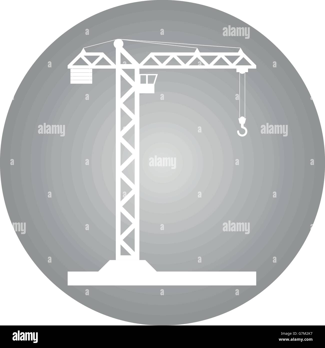 Building Tower crane icon - vector Stock Vector Image & Art - Alamy