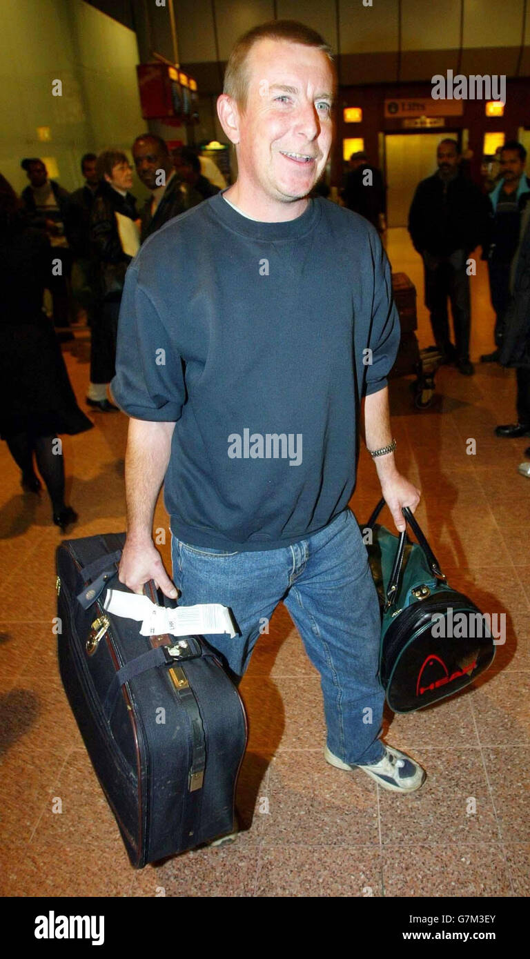 Boxing Day Earthquake Survivor Heathrow Airport Stock Photo Alamy