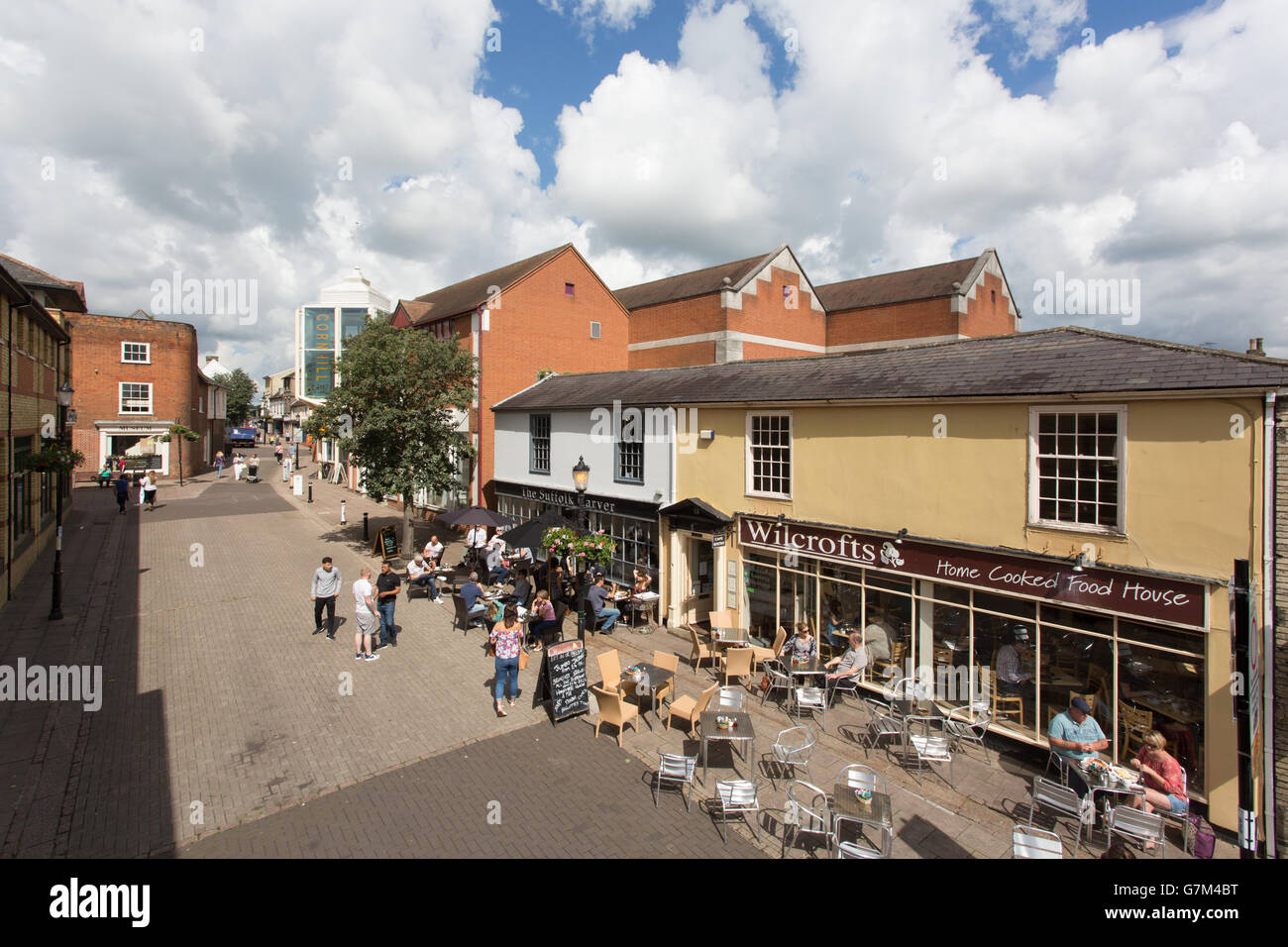 Cornhill walk bury st edmunds hi-res stock photography and images - Alamy