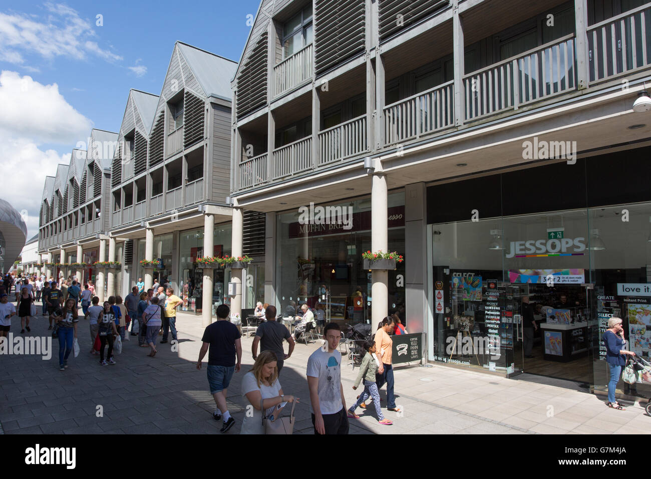 The Arc shopping centre, Bury St Edmunds Stock Photo Alamy