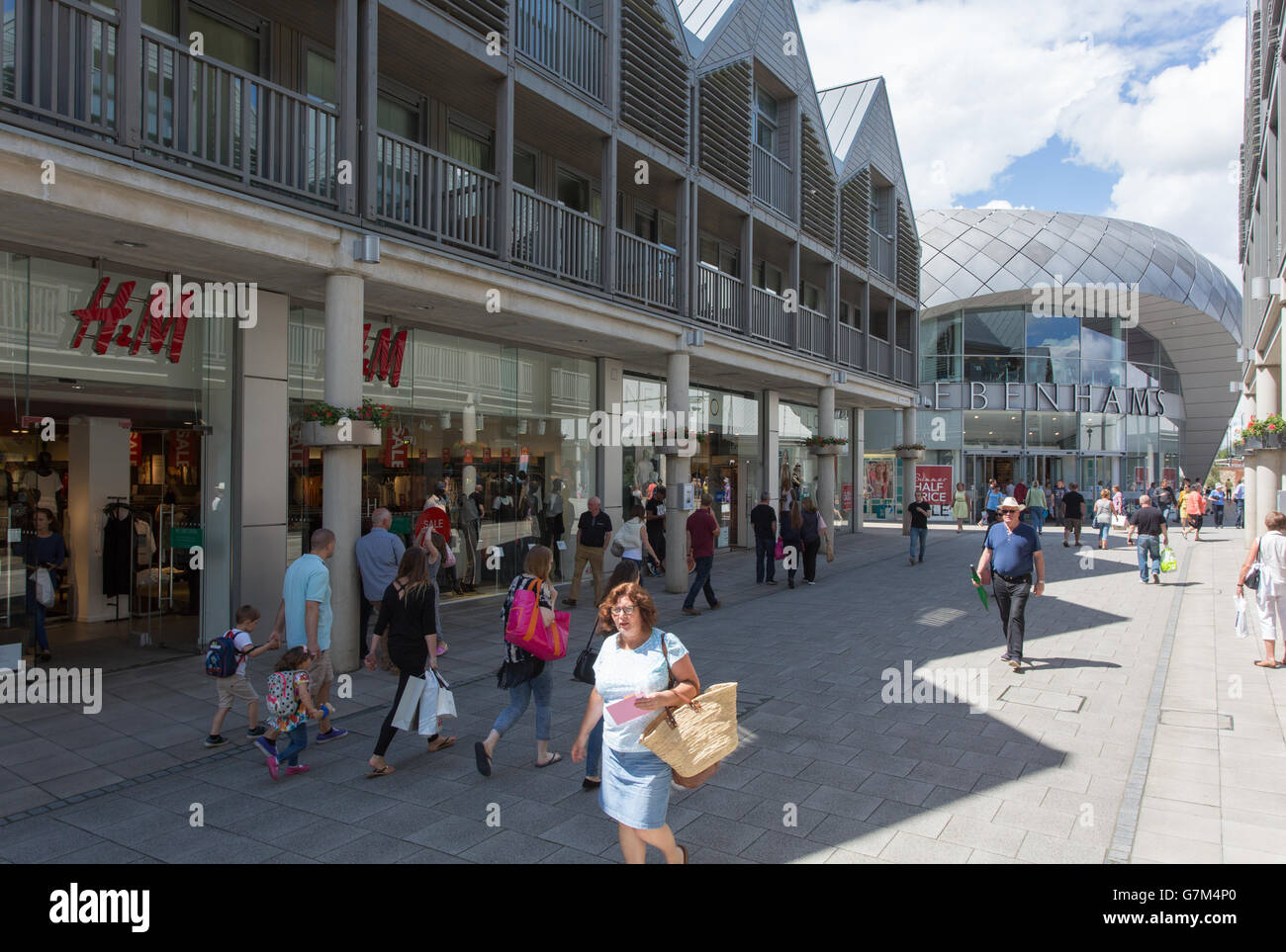 The Arc shopping centre, Bury St Edmunds Stock Photo Alamy