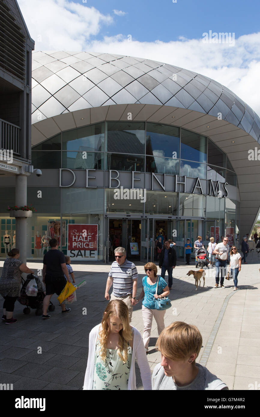 The Arc shopping centre, Bury St Edmunds Stock Photo - Alamy