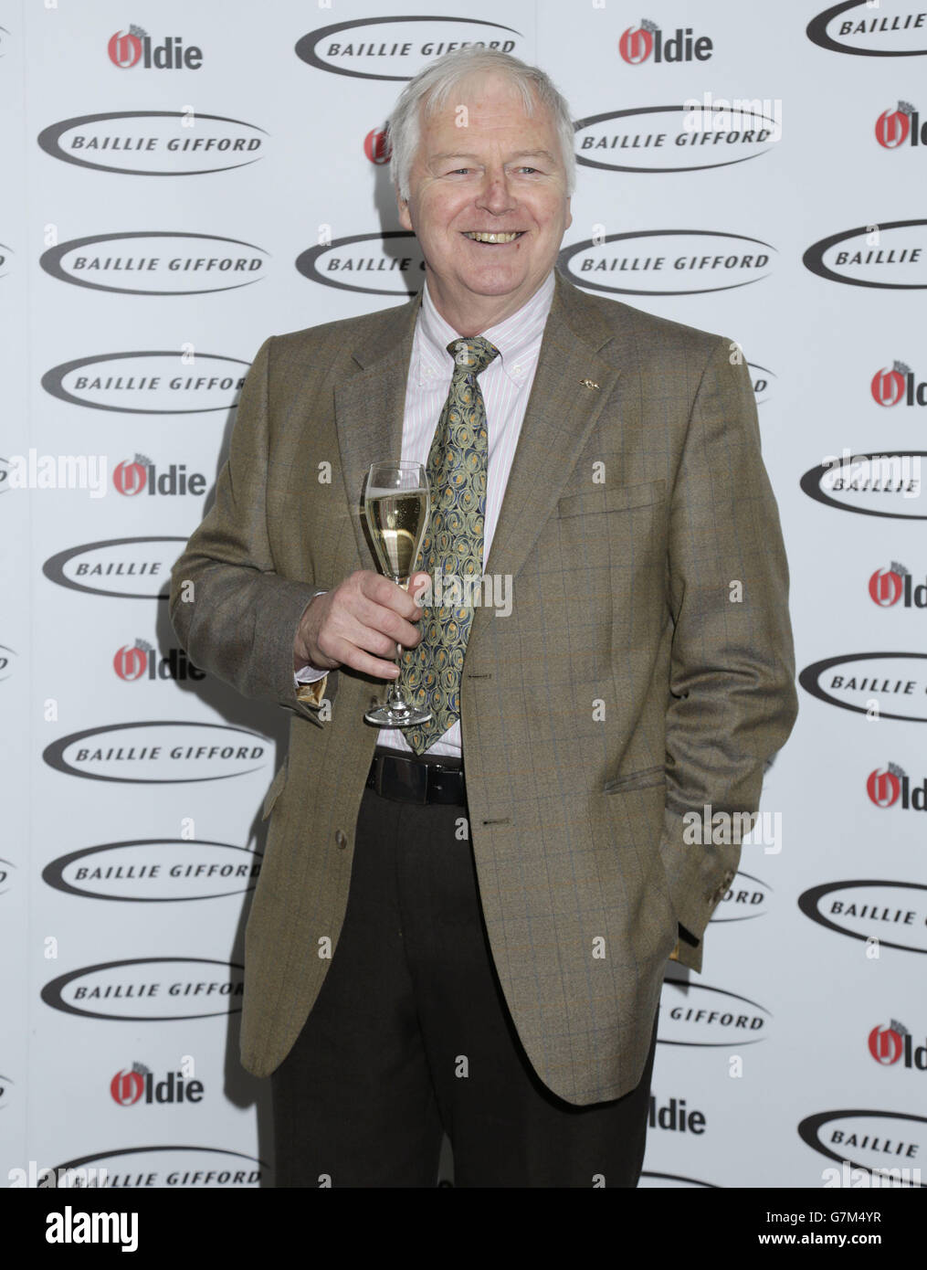 Oldie of The Year Awards 2015 - London. Ian Lavender arriving for The Oldie of the Year Awards, at Simpsons in the Strand, London. Stock Photo