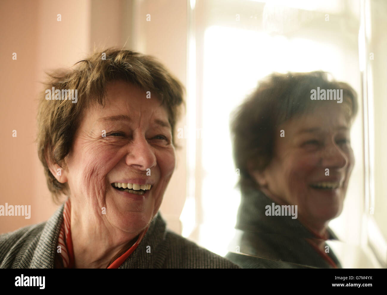 Oldie of The Year Awards 2015 - London. Bridget Riley arriving for The Oldie of the Year Awards, at Simpsons in the Strand, London. Stock Photo