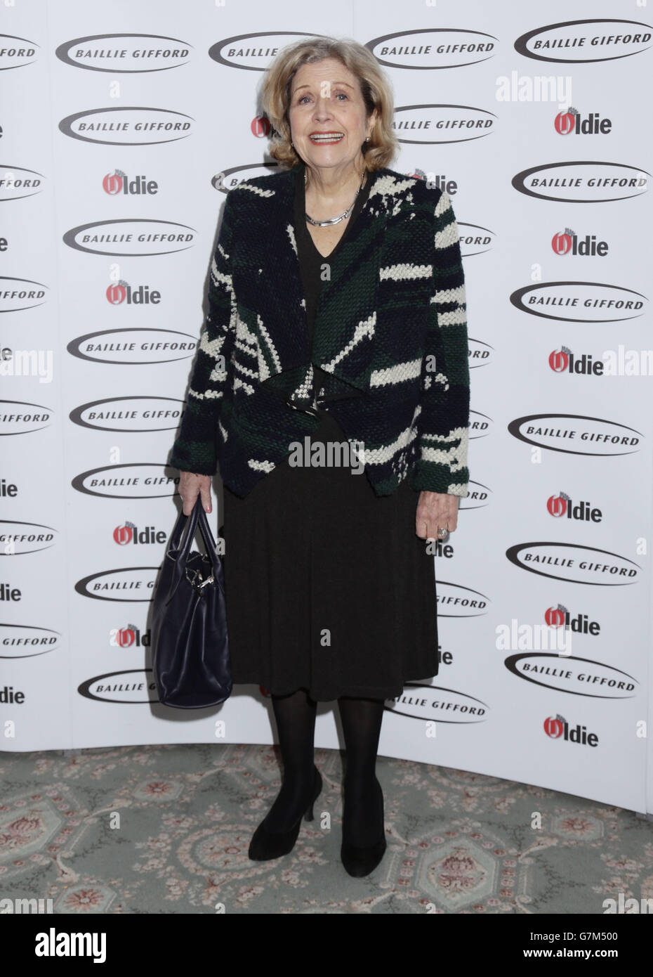 Anne Reid arriving for The Oldie of the Year Awards, at Simpsons in the Strand, London. Stock Photo