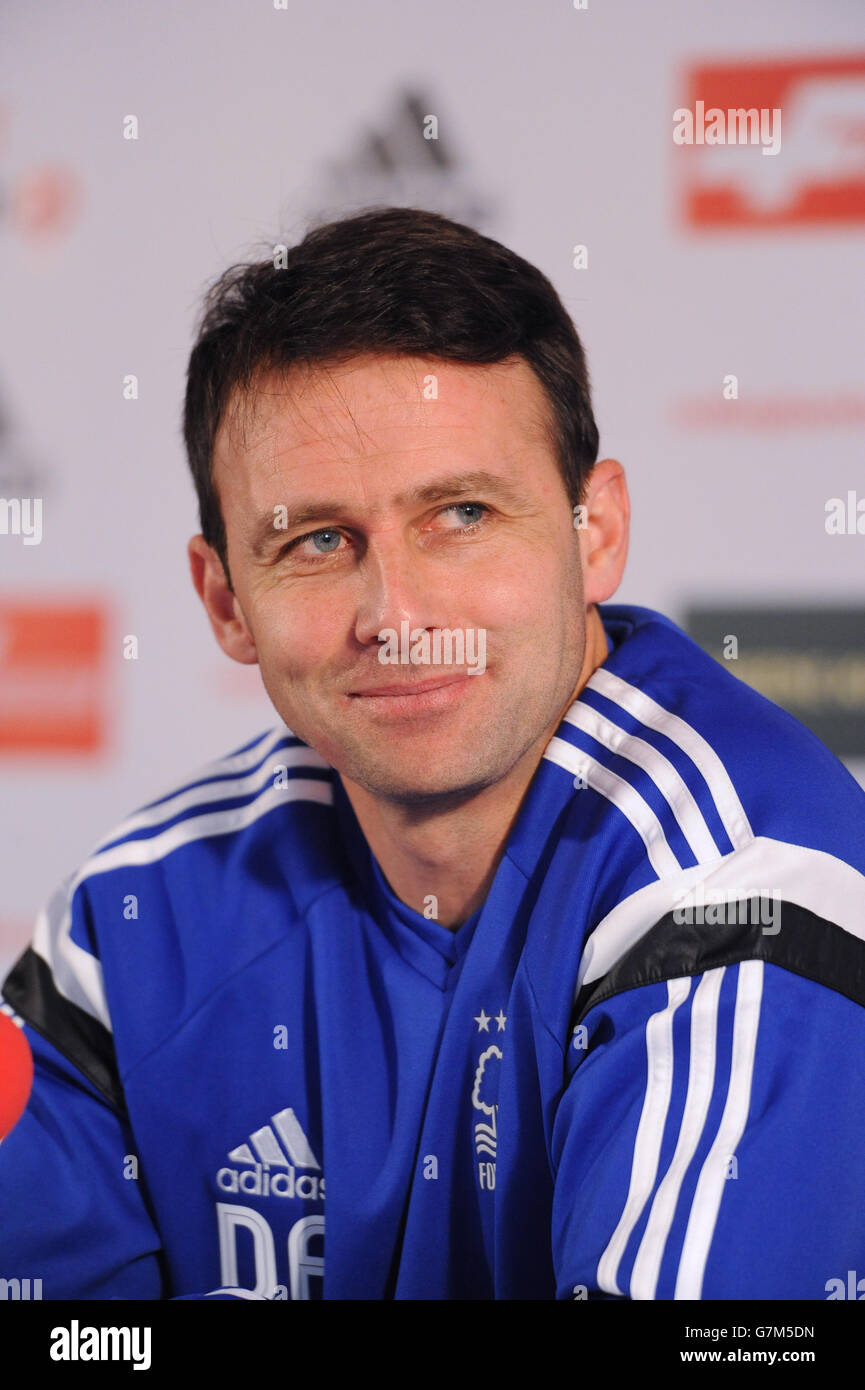 Nottingham Forest manager Dougie Freedman during a press conference at