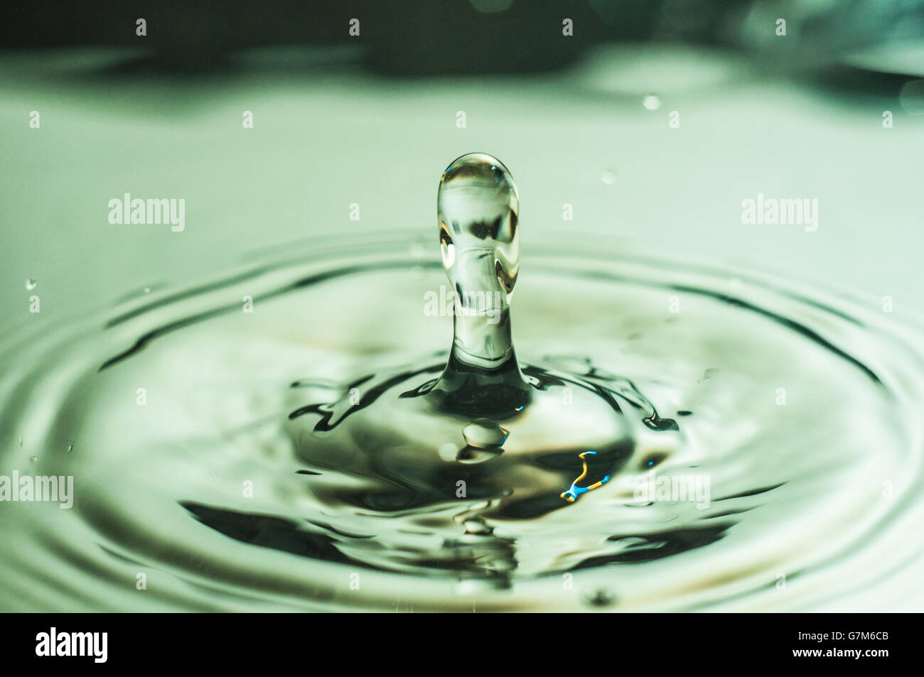 High Speed Drop Drops. High Speed Photography - Venice, IT Stock Photo - Alamy
