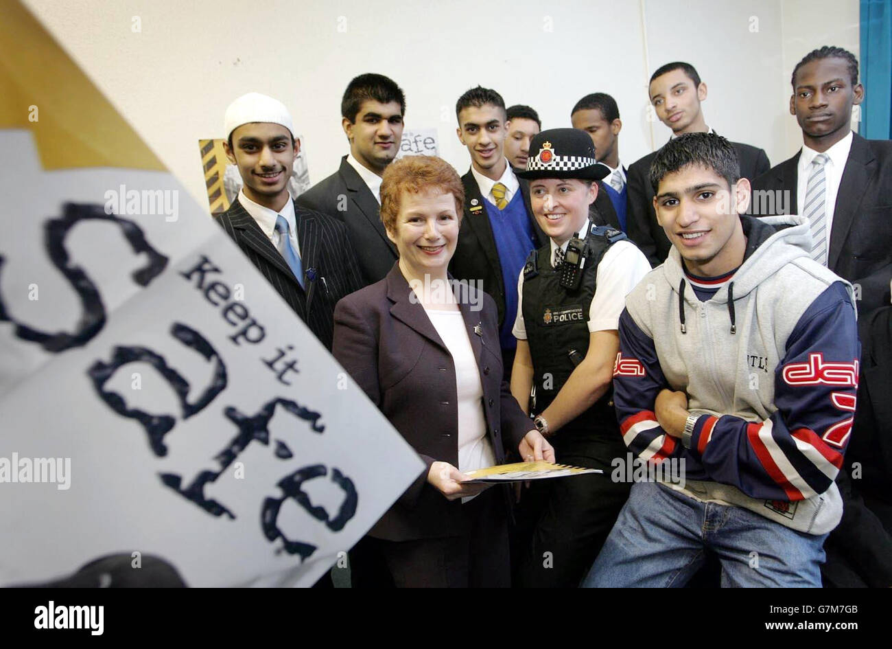 Launch of SAFE antirobbery week in schools initiative Stock Photo