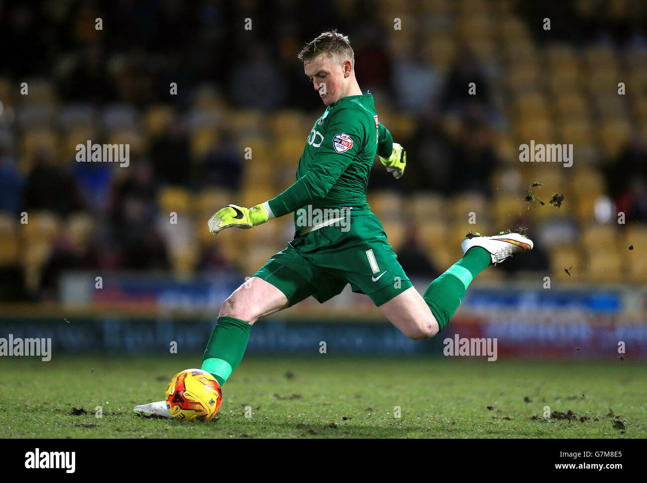 Bradford city goalkeeper jordan pickford hi res stock photography