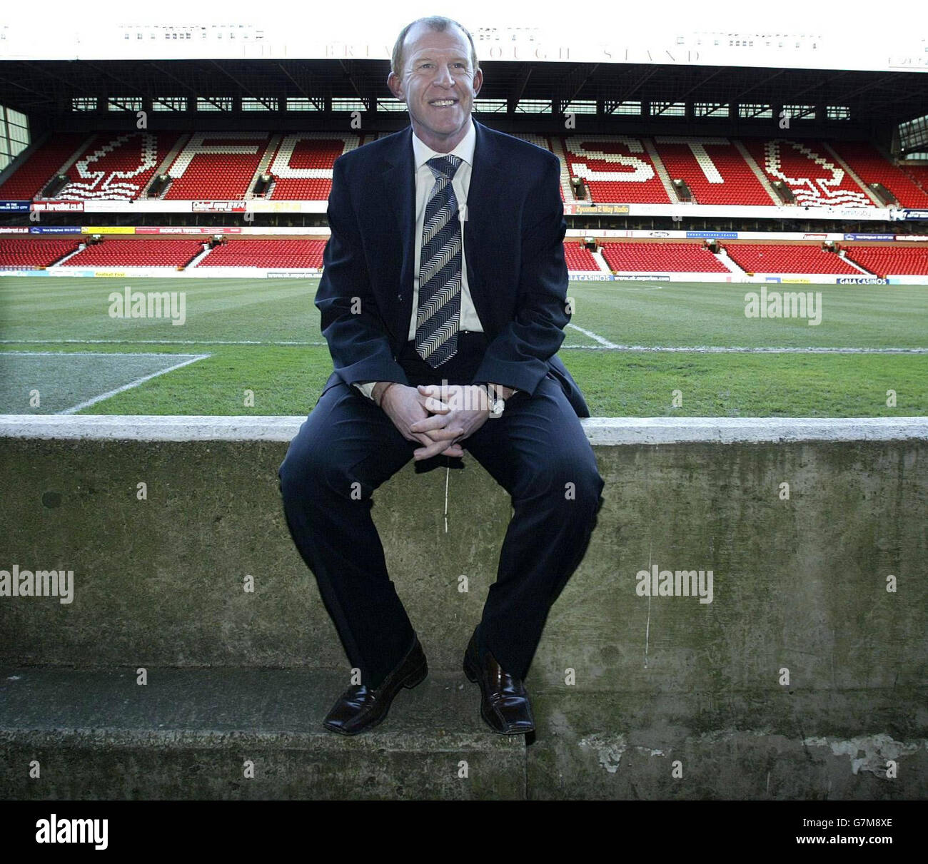 New Nottingham Forest Manager Gary Megson The City Ground Stock Photo