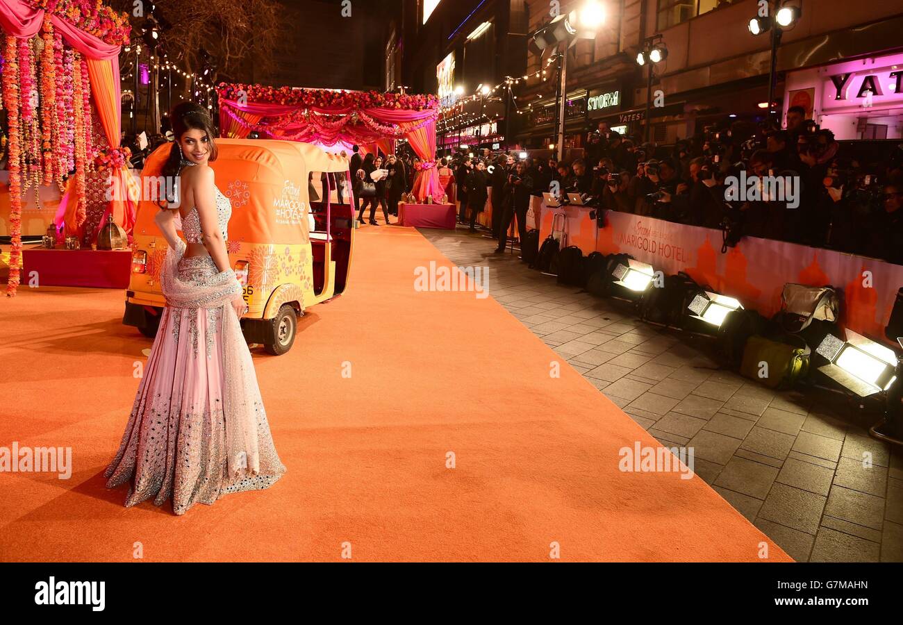 The Second Best Exotic Marigold Hotel UK Premiere - London Stock Photo