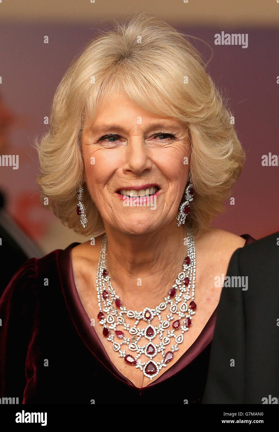 The Duchess of Cornwall attending the Royal and World Premiere of The