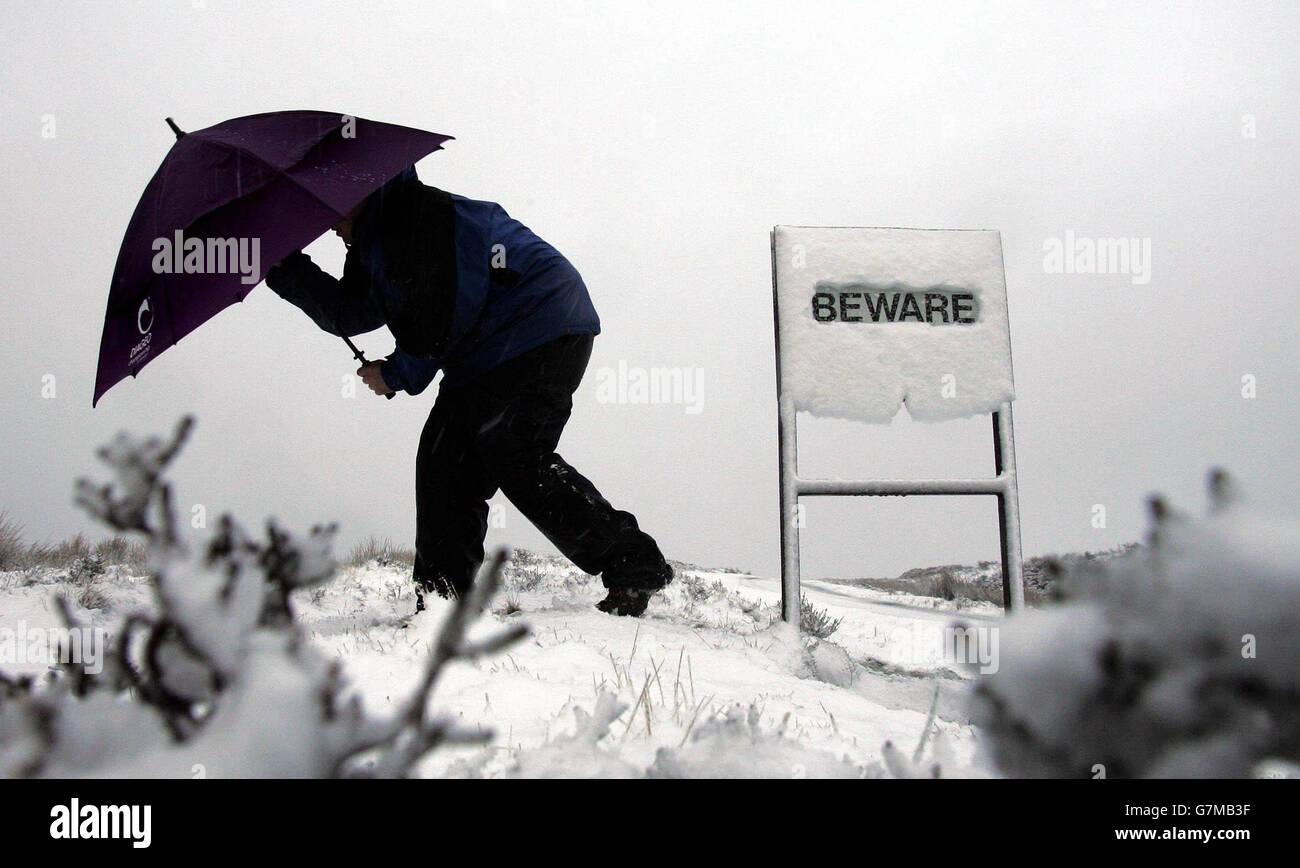 Heavy Snow Prediction Stock Photo - Alamy