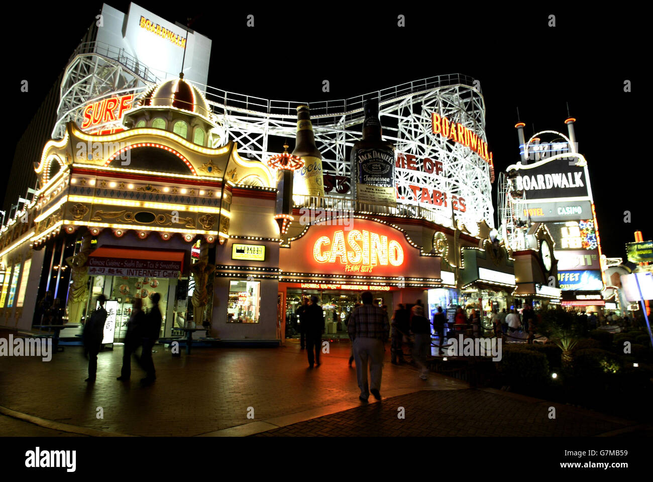 Views Of Las Vegas. The Boardwalk Hotel Stock Photo - Alamy