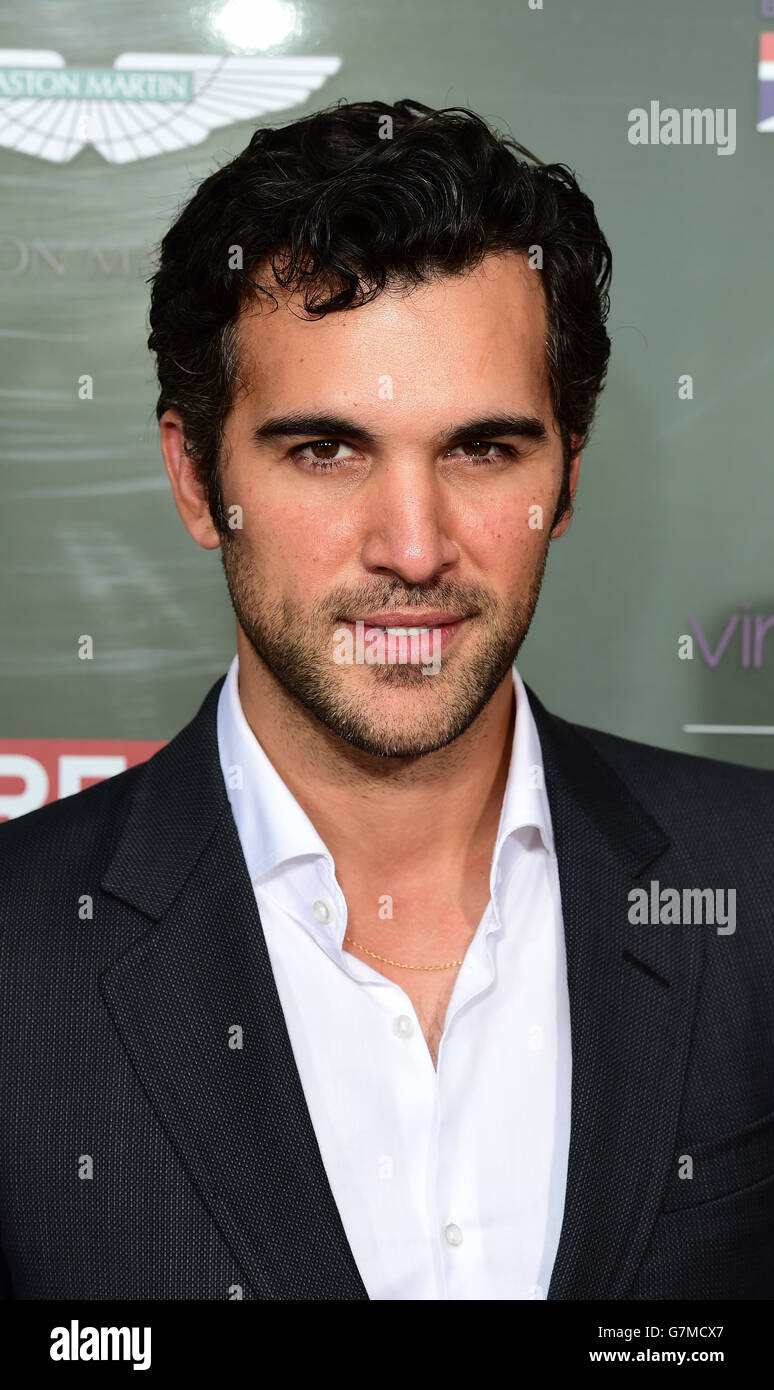 AP OUT Juan Pablo Di Pace arriving at the Great British Film Reception
