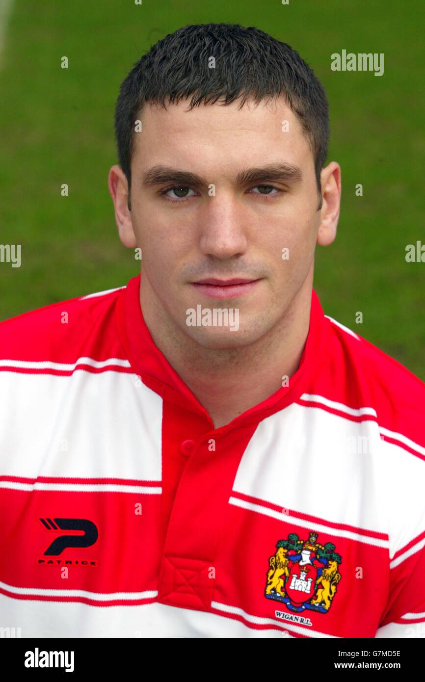 Rugby League - Wigan Warriors Photocall. Stephen Wild, Wigan Warriors Stock Photo