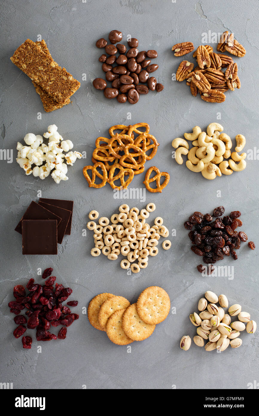 Snacks Variuedad Snacks variety hi-res stock photography and images - Alamy