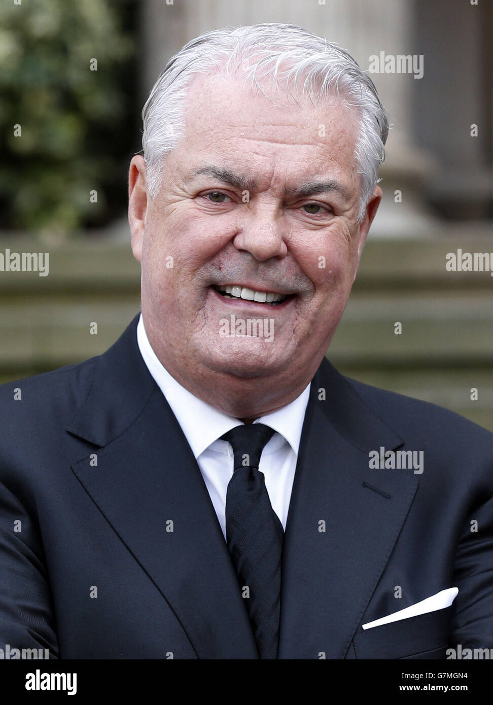 Philanthropist Don McCarthy at the Royal Marsden Hospital, London ...