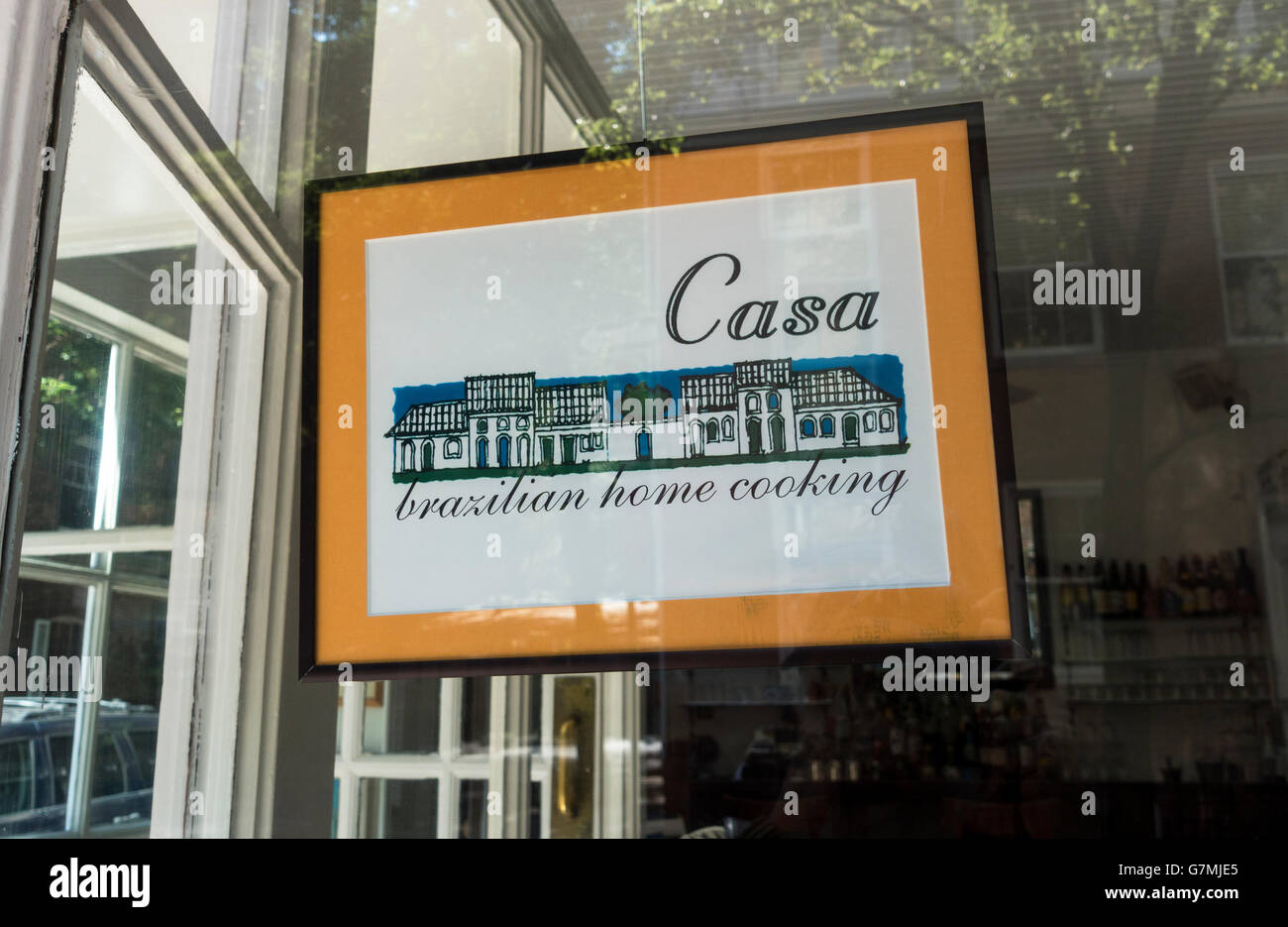 Casa Brazilian Home Cooking Restaurant In Greenwich Village In New York City Stock Photo Alamy