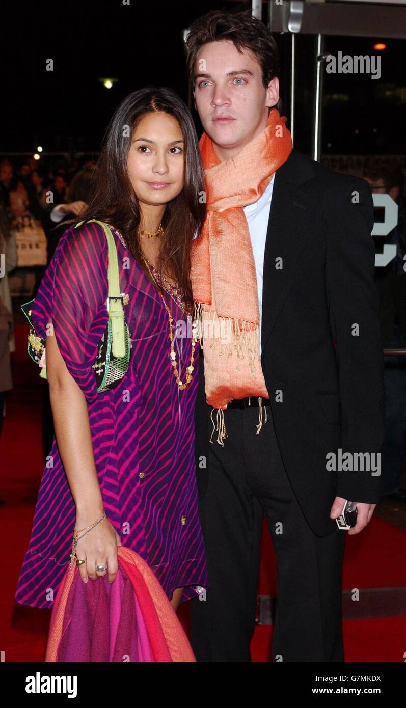 Actor Jonathan Rhys Meyers and his girlfriend Reena Hammer Stock Photo -  Alamy