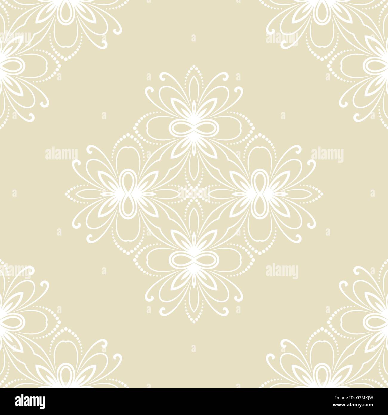 Floral Fine Seamless Vector Pattern Stock Vector Image & Art - Alamy
