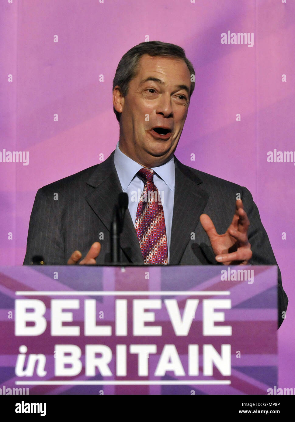 Ukip leader Nigel Farage makes his first major speech of the 2015