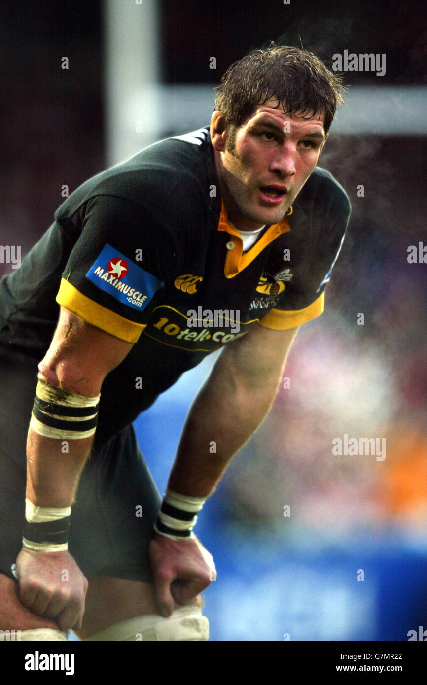 Rugby Union - Zurich Premiership - London Wasps v Gloucester. Simon Shaw, London Wasps Stock Photo