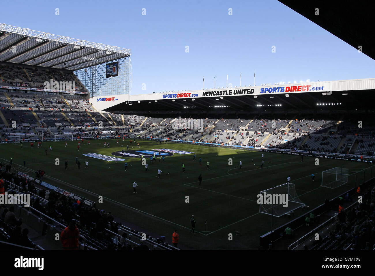 Soccer - Barclays Premier League - Newcastle United v Stoke City - St James' Park. A general view of St James' Park. Stock Photo