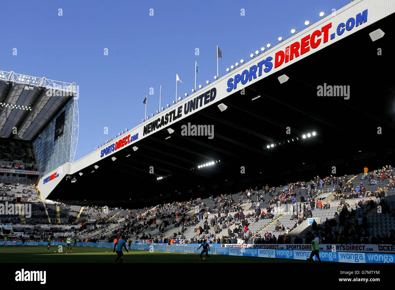 Soccer - Barclays Premier League - Newcastle United v Stoke City - St James' Park. A general view of St James' Park. Stock Photo