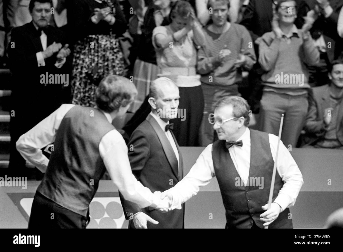 Snooker - Embassy World Professional Snooker Championship 1985 - Final - The Crucible Theatre Stock Photo