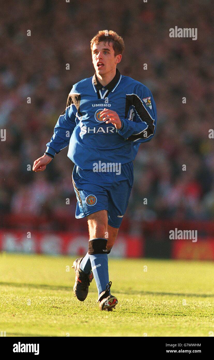English Soccer Sunderland v Manchester United. Philip Neville
