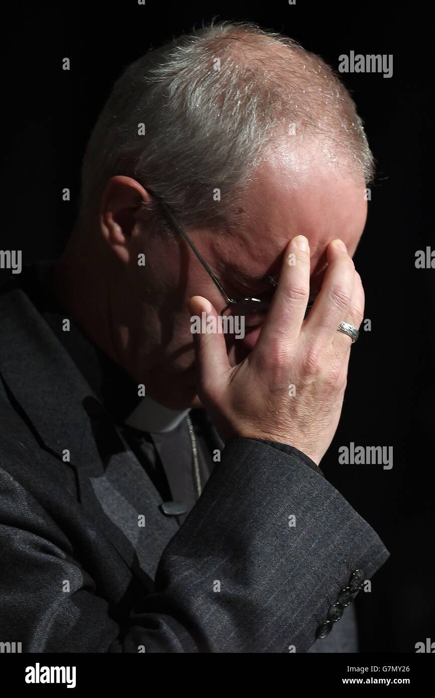 Archbishop Of Canterbury The Most Rev Justin Welby During The Good News For Birmingham Prayer 3055