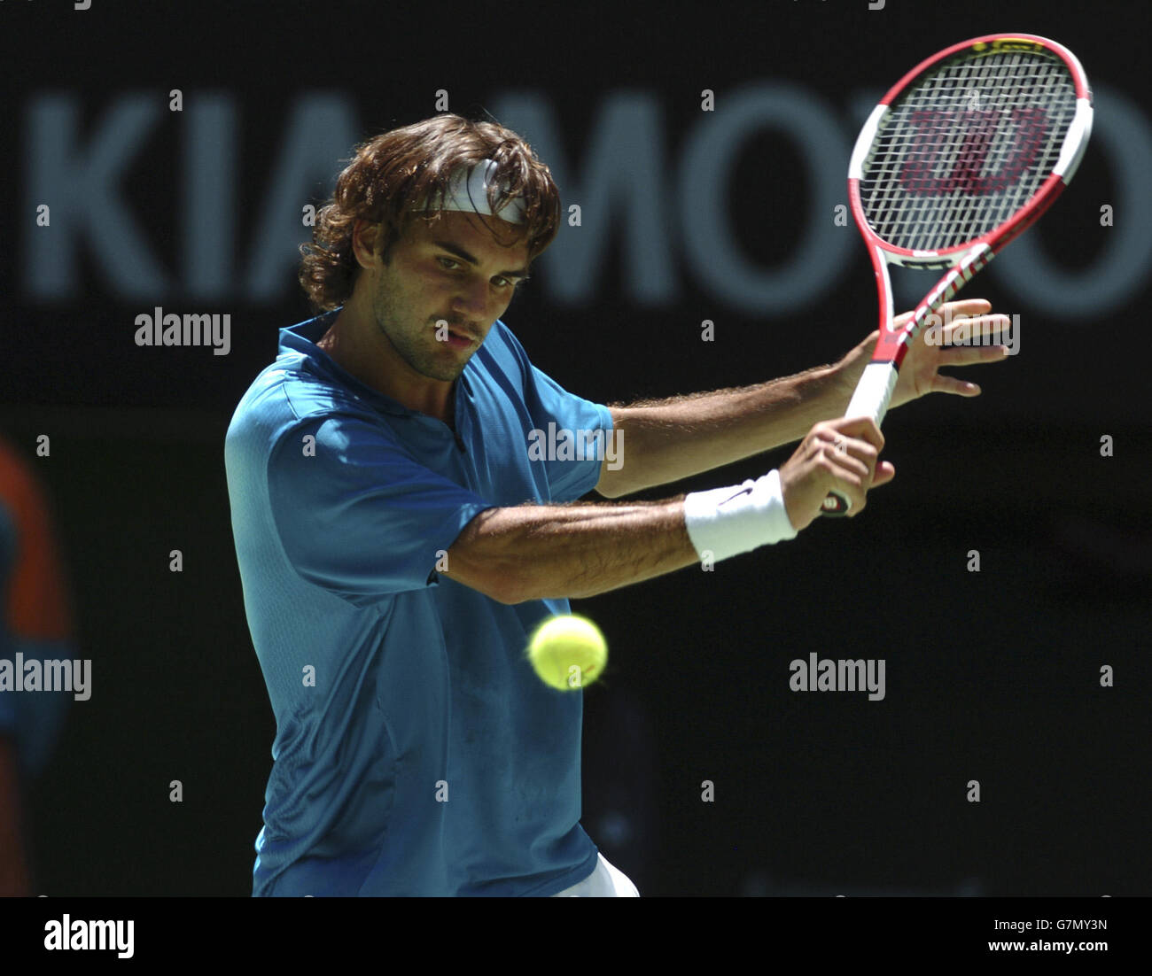 Tennis Australian Open 2005 Men's Forth Round Stock Photo Alamy
