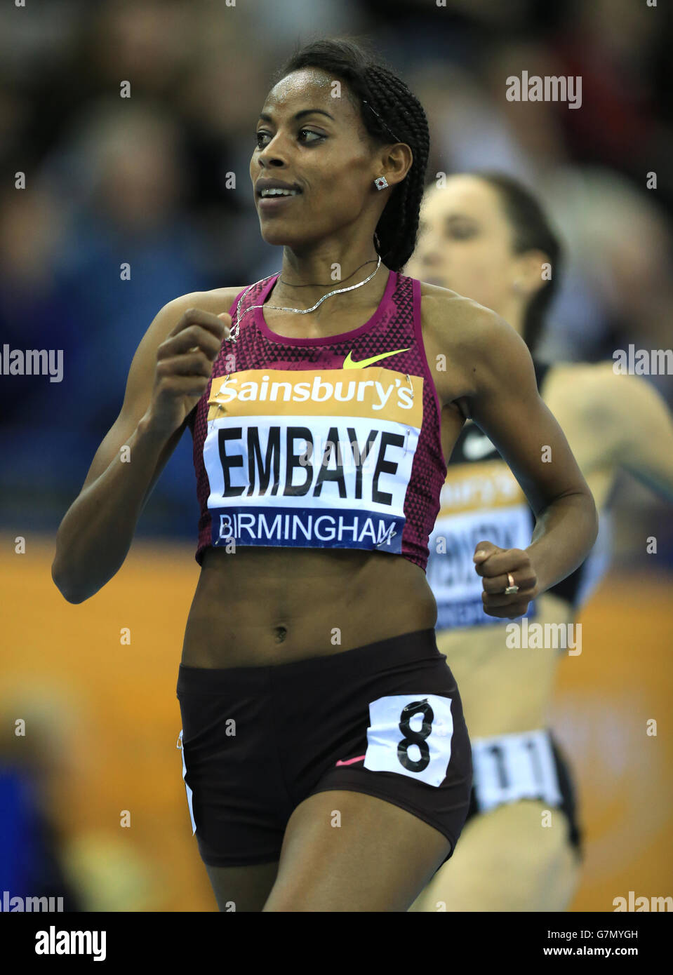 Athletics - Sainsbury's Indoor Grand Prix - Barclaycard Arena Stock Photo