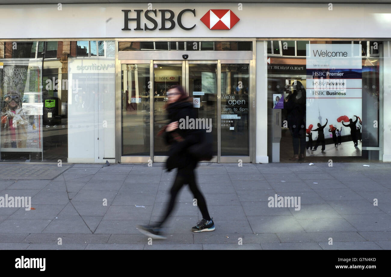 Stock photo of hsbc in tottenham court road hi-res stock photography ...