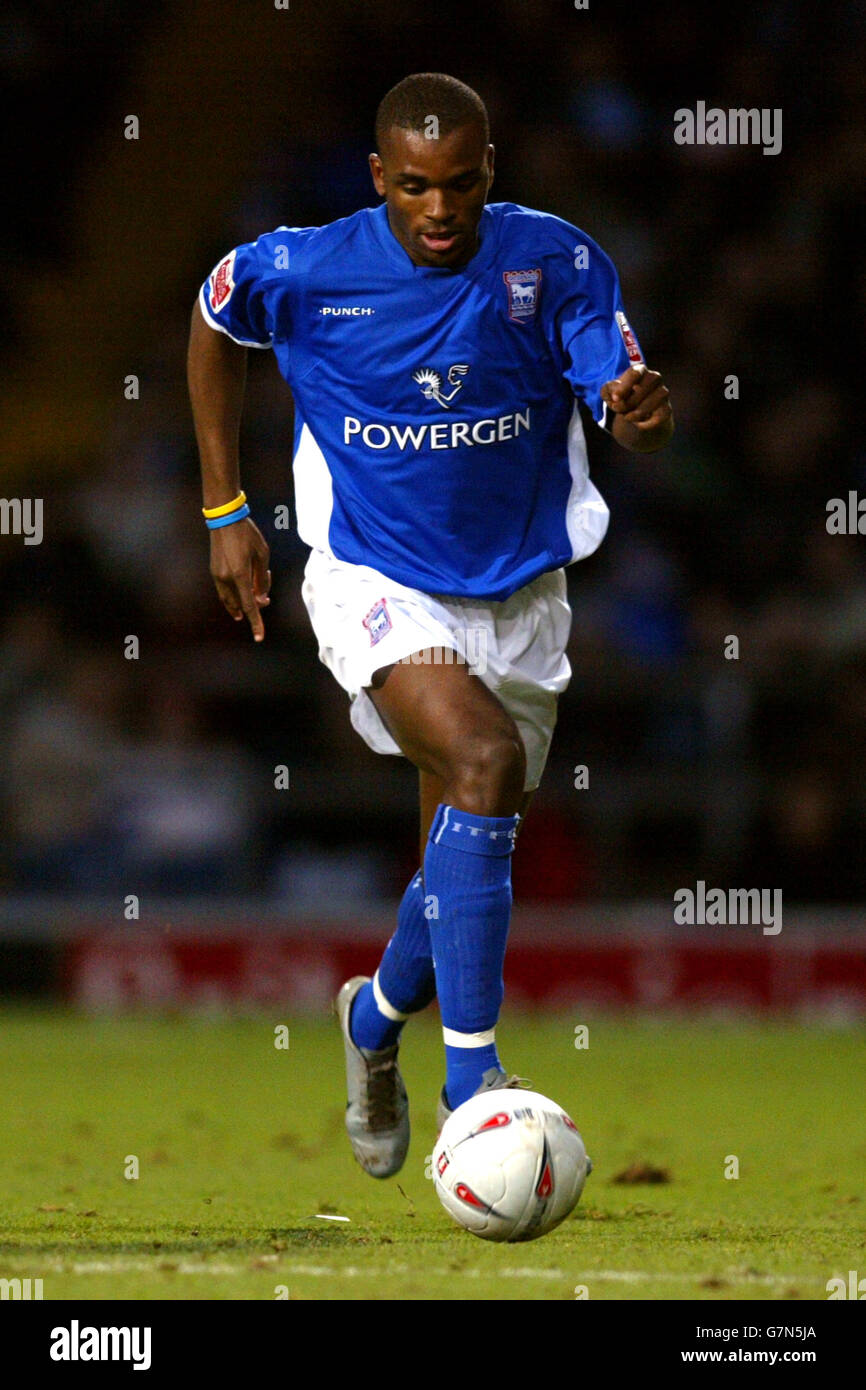 Soccer - FA Cup - Third Round - Ipswich Town v Bolton Wanderers. Darren Bent, Ipswich Town Stock Photo